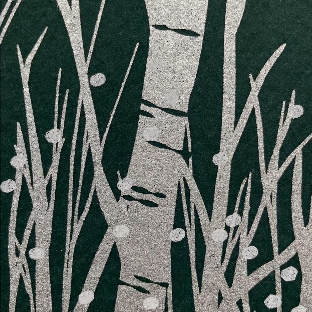 NWOT Wool Easy tote Forest green and silver
Aspens in the snow
PERFECT NEW - Picture 2 of 6